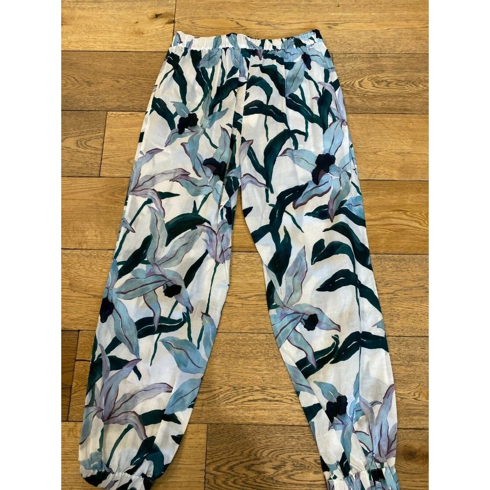 Tory Burch Printed Beach Pant Joggers NWT Small - Picture 7 of 8